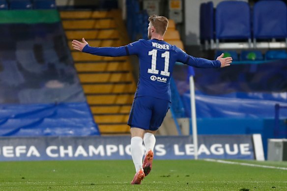 Timo Werner was on target for Chelsea’s men.