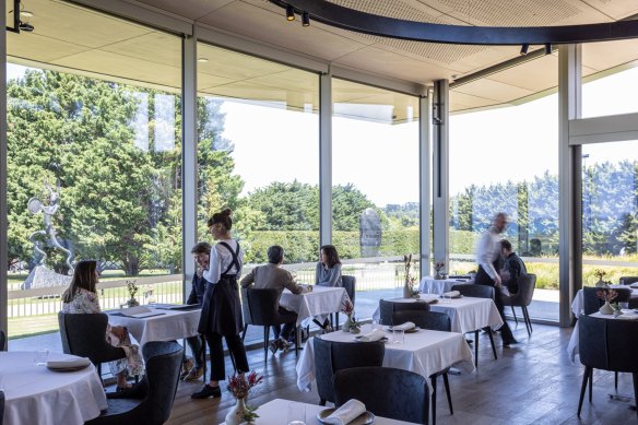 Laura restaurant at Pt Leo Estate. 