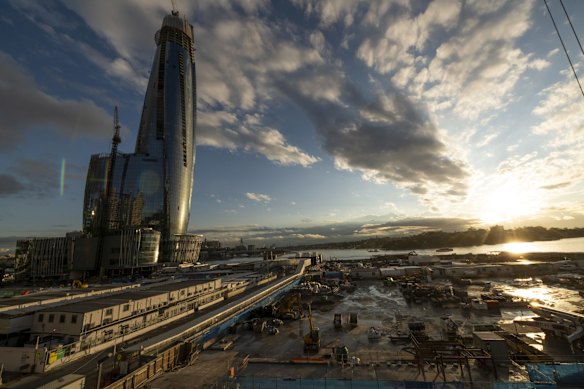 Crown's Sydney development at Barangaroo.