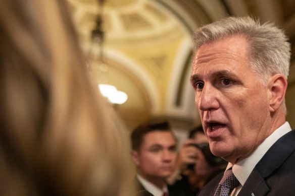 Republican House Speaker Kevin McCarthy was obliged to dump any new funding for Ukraine as a condition of mustering enough support to fund the US government.