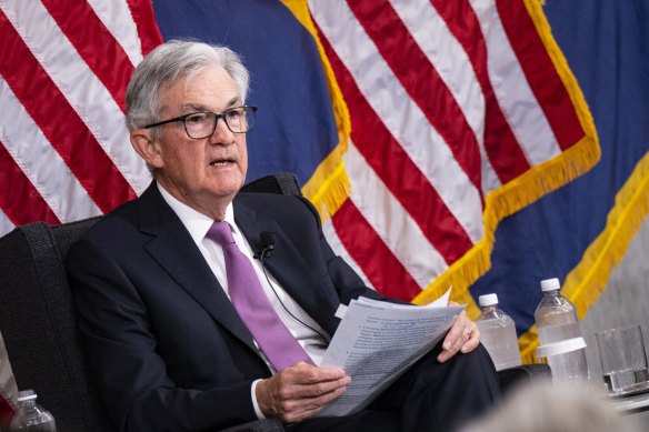 US Federal Reserve chair Jerome Powell and other officials have been teeing up a pit stop this month, but prefer to use the word “skip”.