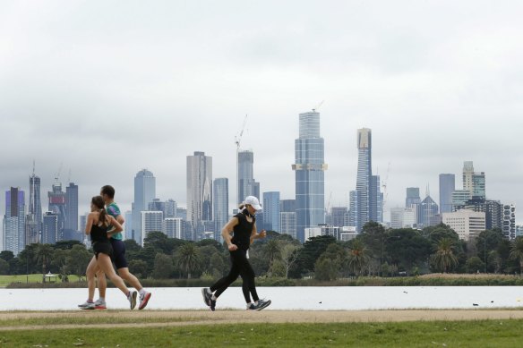 Melbourne residents are allowed one hour of exercise a day outside the home, within 5km of their residence,  under stage four restrictions.