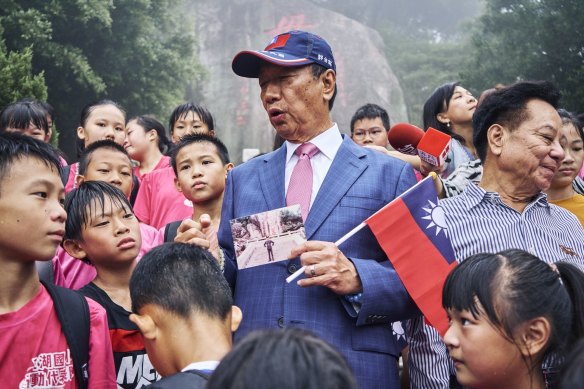 Terry Gou, founder of Foxconn Technology Group, has grand plans for Taiwan.