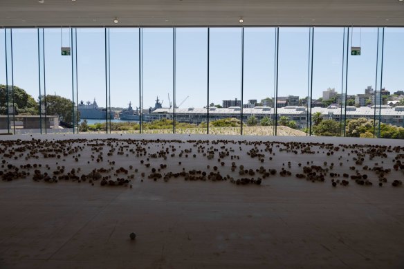 The new building has expansive views to Sydney’s east.