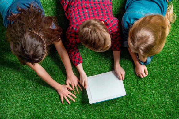 Adults expect children to engage more with technology.