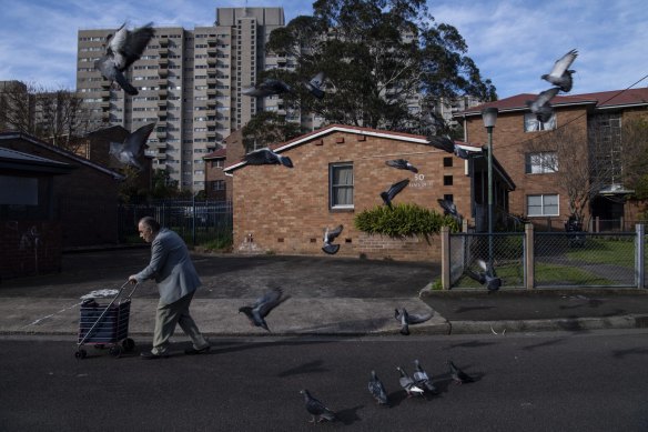 Low-rise buildings at the southern end of the estate will be the first to be demolished. 