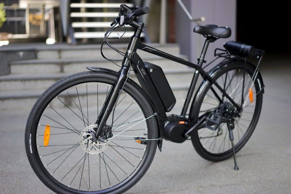 E-bikes have a battery-operated motor that adds power to a rider's efforts.