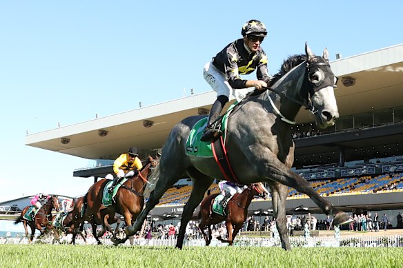 Moon Sweeper romps home at Rosehill on May 30.