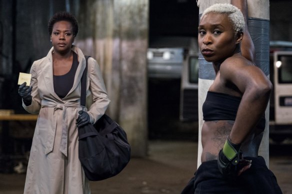 Viola Davis and Cynthia Erivo in Widows.