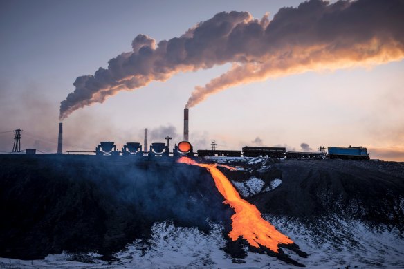 Norilsk is Russia's coldest, most polluted and richest industrial city. 