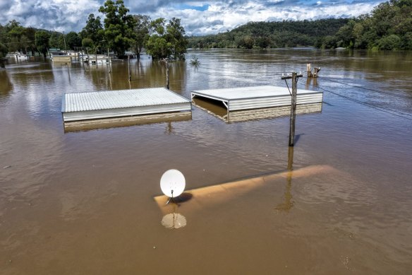 Flooding in Cumberland Reach along the Hawkesbury River
Photo Nick Moir 4 March 2022