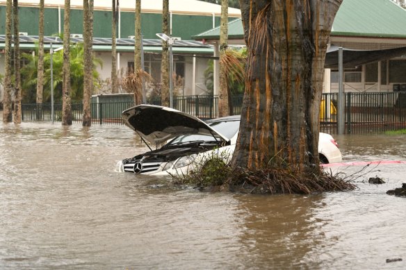 A car in Lismore this morning.