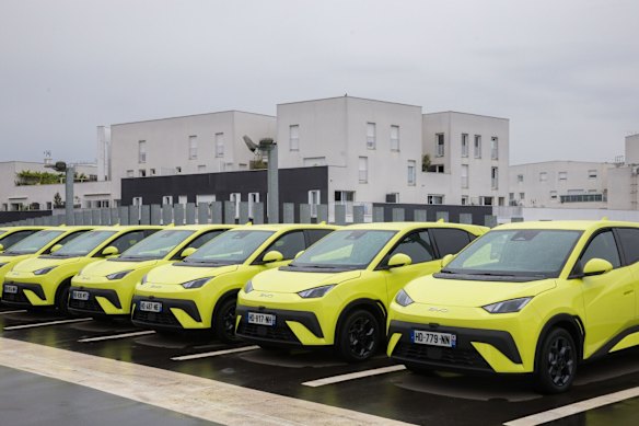China’s BYD has a deal with MyCar in Australia to provide service and repair.