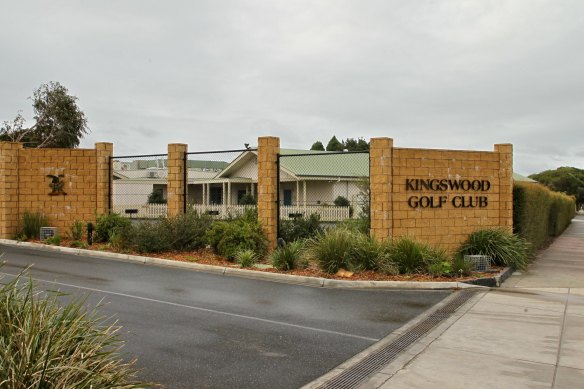 The Kingswood Golf Club in Dingley. 