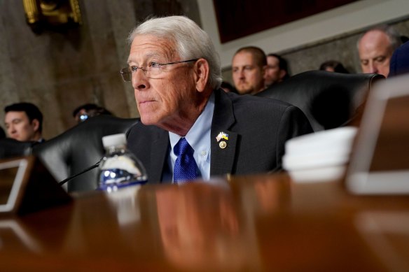 Senator Roger Wicker took down a social media post showing him shaking hands with Ukrainian leader Volodymyr Zelensky.