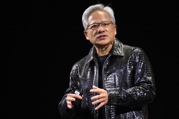 Jensen Huang, co-founder and chief executive officer of Nvidia.