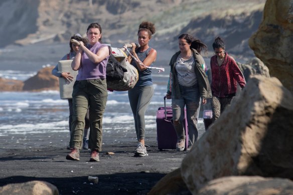 Even though their actual baggage is lost to the ocean, the girls have clung onto their emotional baggage.
