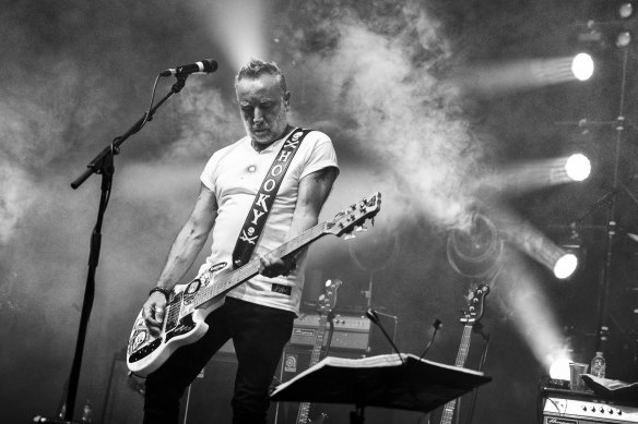 Peter Hook performs at Manchester Apollo.