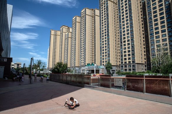 Evergrande’s City Plaza project in Beijing: The property giant’s default marked the start of a real estate meltdown that has shaken China’s economy.