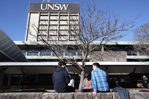 The University of NSW is one of the last NSW universities to continue some face-to-face teaching.