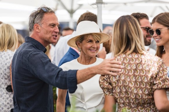 Julie Bishop at the 2019 Portsea Polo.
