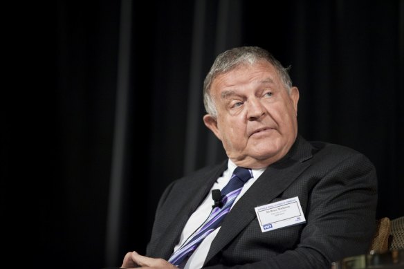 Billionaire Bruce Mathieson snr has led a campaign against Endeavour Group chairman Peter Hearl.