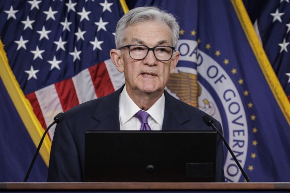 Fed chair Jerome Powell. If the Fed holds rates at their current levels for too long it could tank Joe Biden’s re-election prospects.