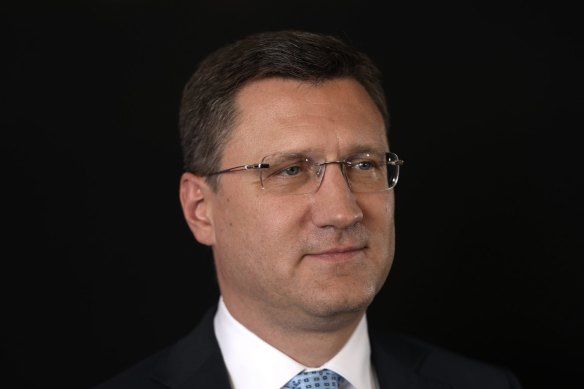 Alexander Novak, Russia’s energy minister.