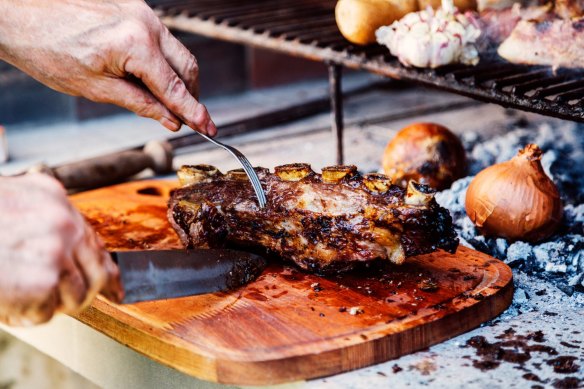 Asado is two ingredients: meat and fire.