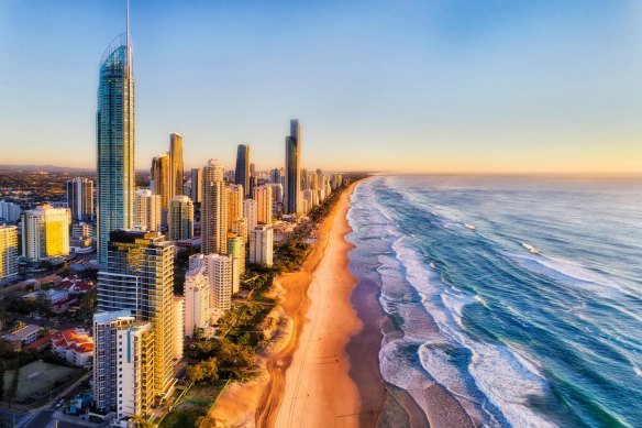 House prices have soared in Surfers Paradise.