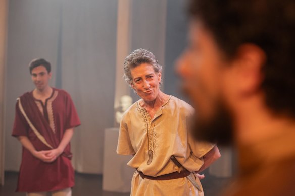 Jennifer Vuletic (centre) as Agrippa.