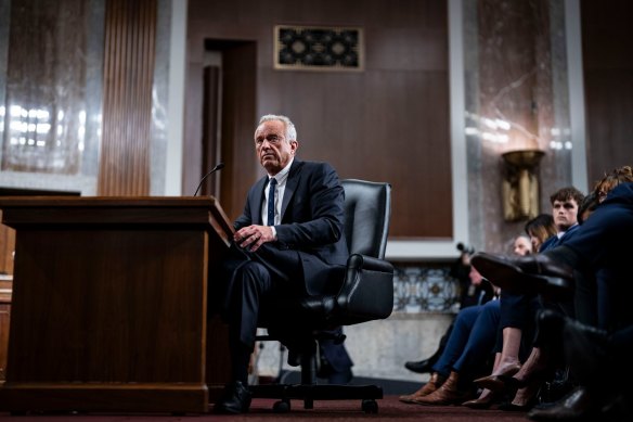 Kennedy faced a barrage of questions about his views on vaccines and abortions, among other issues.
