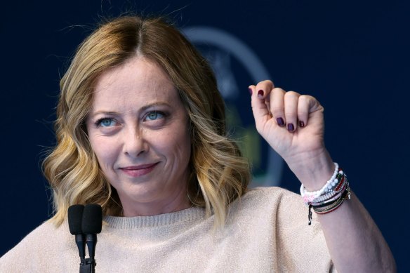 “America innovates, China replicates, Europe regulates. It is an extraordinary picture of our situation, because it’s true.“: Italy’s prime minister Giorgia Meloni. 