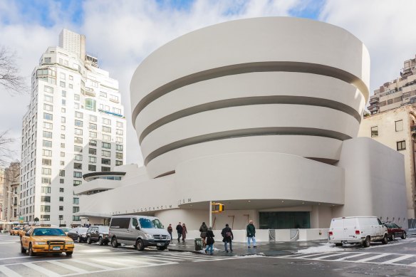 Perennial favourte: The Solomon R. Guggenheim Museum, New York, designed by Frank Lloyd Wright.