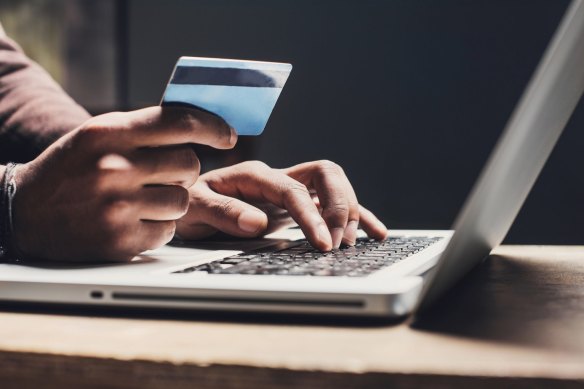 Australians bought $63.3 billion worth of goods online last year, a decline of 2 per cent as households struggled to balance their budgets.