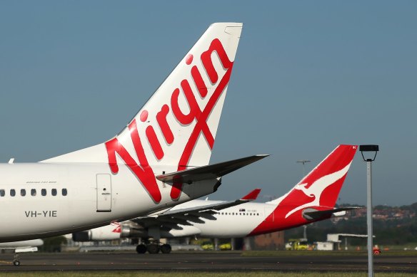 A reduction of as much as 90 per cent of air travel by Qantas in coming months and a similar retreat by Virgin Australia will alone lop a million tonnes off the national greenhouse gas emissions tally. 