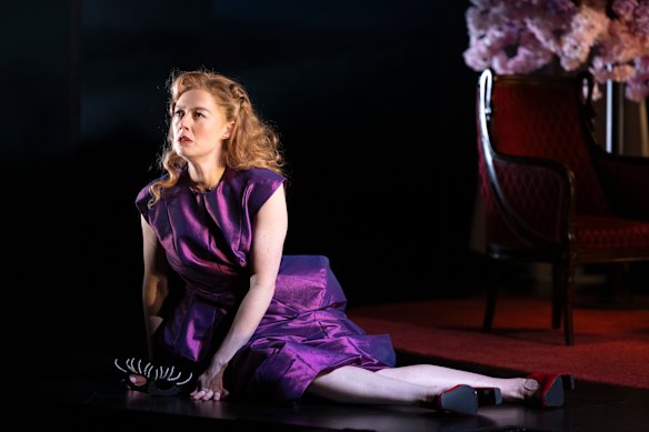 Nikki Shiels in a scene from Rebecca, one of the MTC’s best-attended shows in 2025.