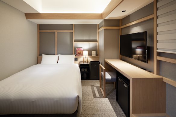 Somewhat spartan … but a stay here is not about the room.