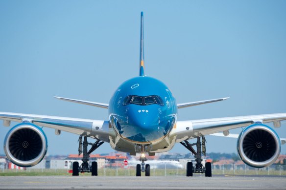 Vietnam Airlines flies Airbus A350s between Sydney and Ho Chi Minh City.