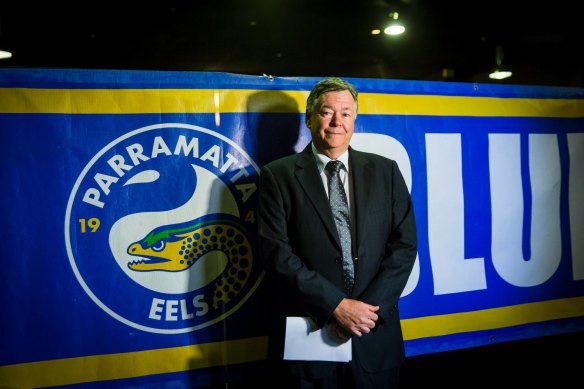 Former Eels chairman Max Donnelly.