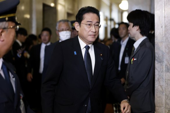 Japan’s Prime Minister Fumio Kishida in October.