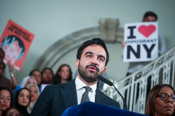 Zohran Mamdani, mayor of New York.