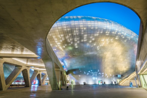 Dongdaemun Design Plaza in Seoul.