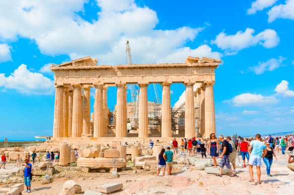 The Parthenon, Acropolis, Athens, Greece.