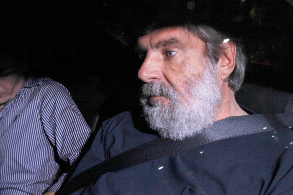 Thomas Lang, seen here after his arrest, was co<em></em>nvicted twice of killing Brisbane socialite Maureen Boyce in 2015.