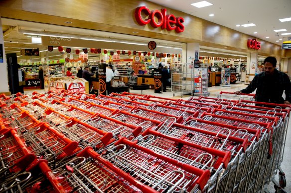 Supermarket giant Coles is fielding 18 applicants for every job it advertises.