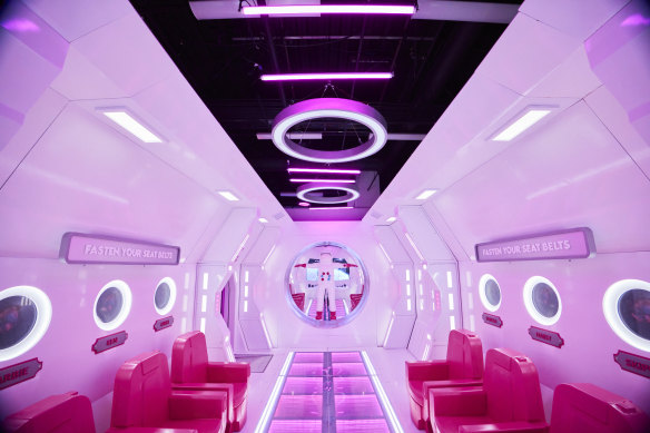 Step aboard Barbie Interstellar Airways.