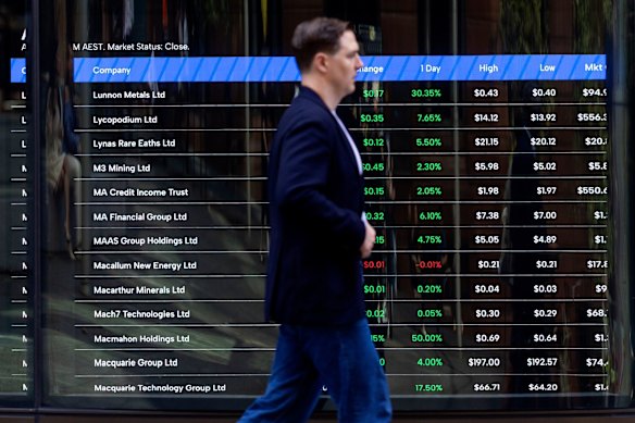 Australia’s sharemarket has lost ground.