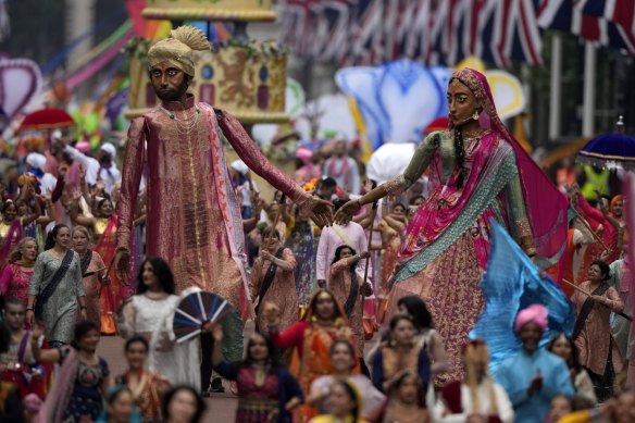 The Platinum Jubilee Pageant took over London’s streets on Sunday.