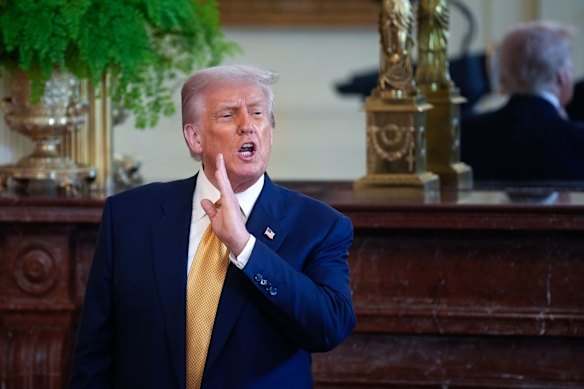 US President Donald Trump has declared he will use Australia’s decision to allow in North American beef to pressure other countries.